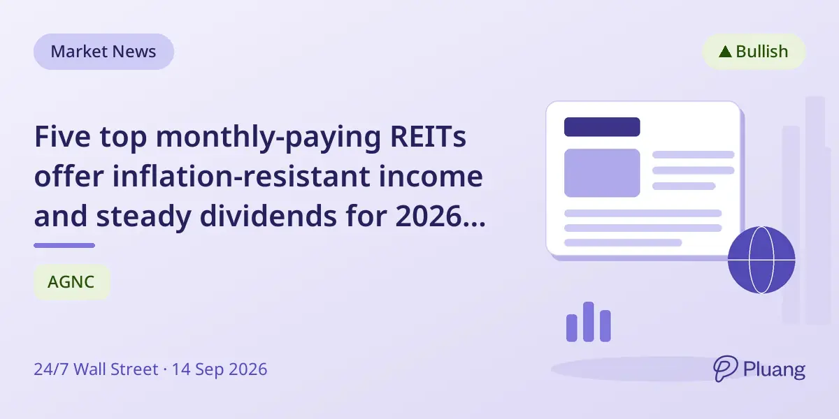 Five top monthly-paying REITs offer inflation-resistant income and steady dividends for 2026 and beyond.