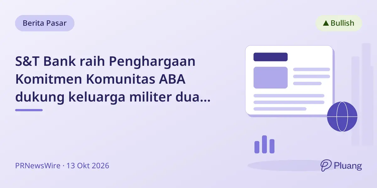 S&T Bank raih Penghargaan Komitmen Komunitas ABA dukung keluarga militer dua tahun berturut-turut.
