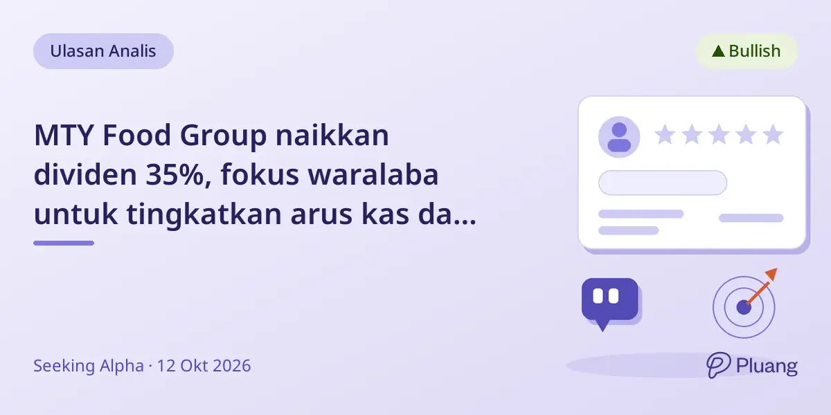MTY Food Group naikkan dividen 35%, fokus waralaba untuk tingkatkan arus kas dan hasil pemegang saham.