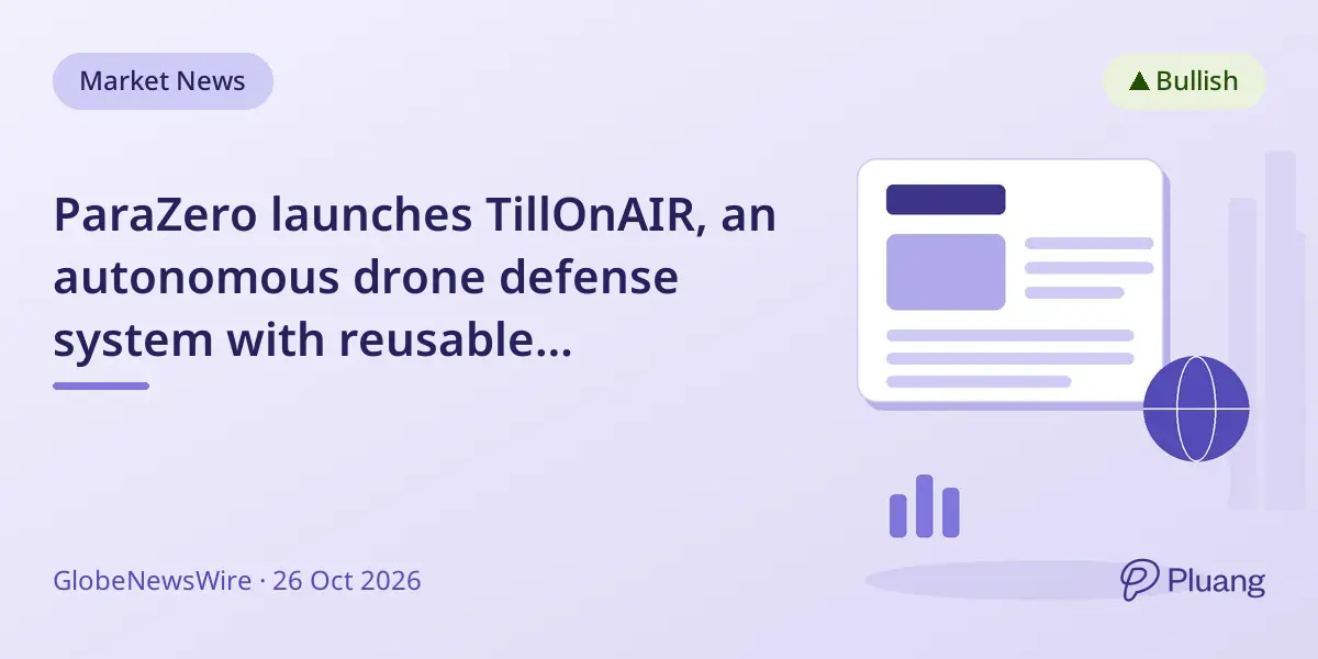 ParaZero launches TillOnAIR, an autonomous drone defense system with reusable interceptors