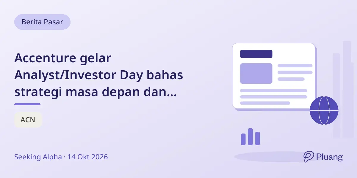 Accenture gelar Analyst/Investor Day bahas strategi masa depan dan inovasi teknologi.