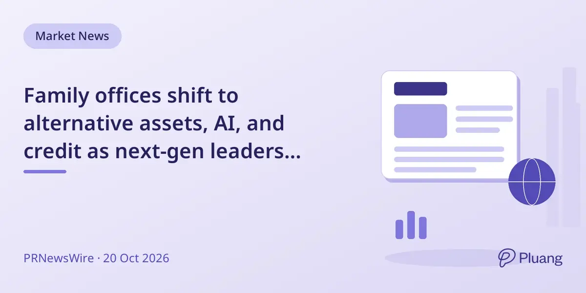 Family offices shift to alternative assets, AI, and credit as next-gen leaders reshape wealth strategies.