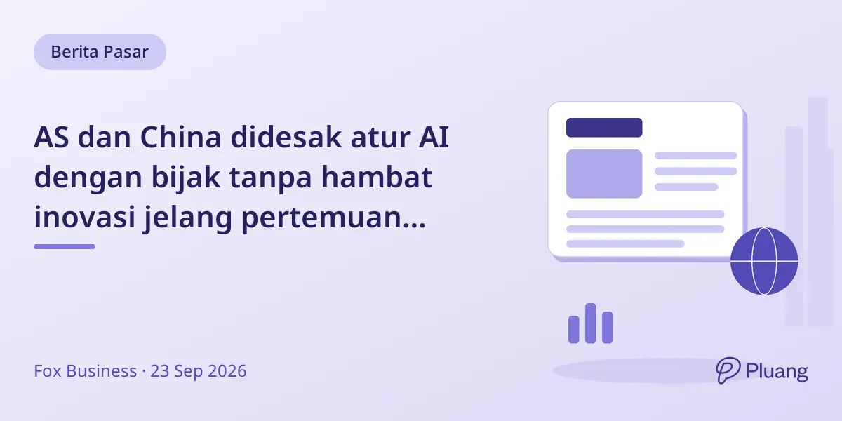 AS dan China didesak atur AI dengan bijak tanpa hambat inovasi jelang pertemuan Trump-Xi
