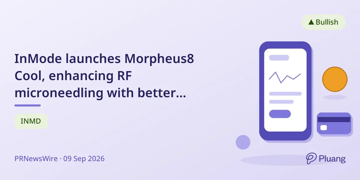 InMode launches Morpheus8 Cool, enhancing RF microneedling with better comfort and control.