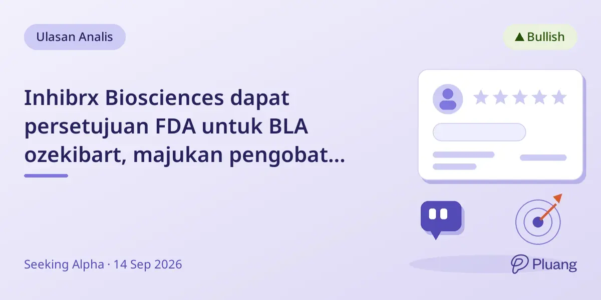 Inhibrx Biosciences dapat persetujuan FDA untuk BLA ozekibart, majukan pengobatan kanker.