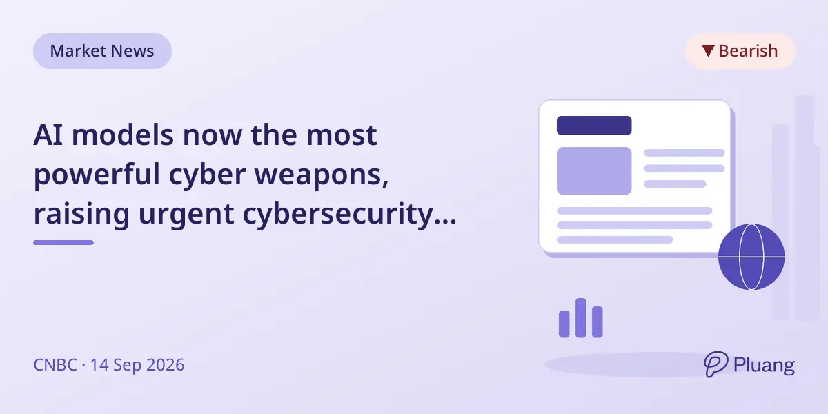 AI models now the most powerful cyber weapons, raising urgent cybersecurity and regulation concerns.