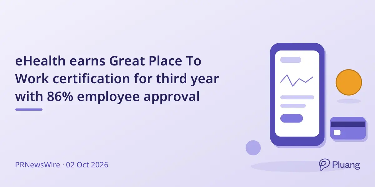 eHealth earns Great Place To Work certification for third year with 86% employee approval
