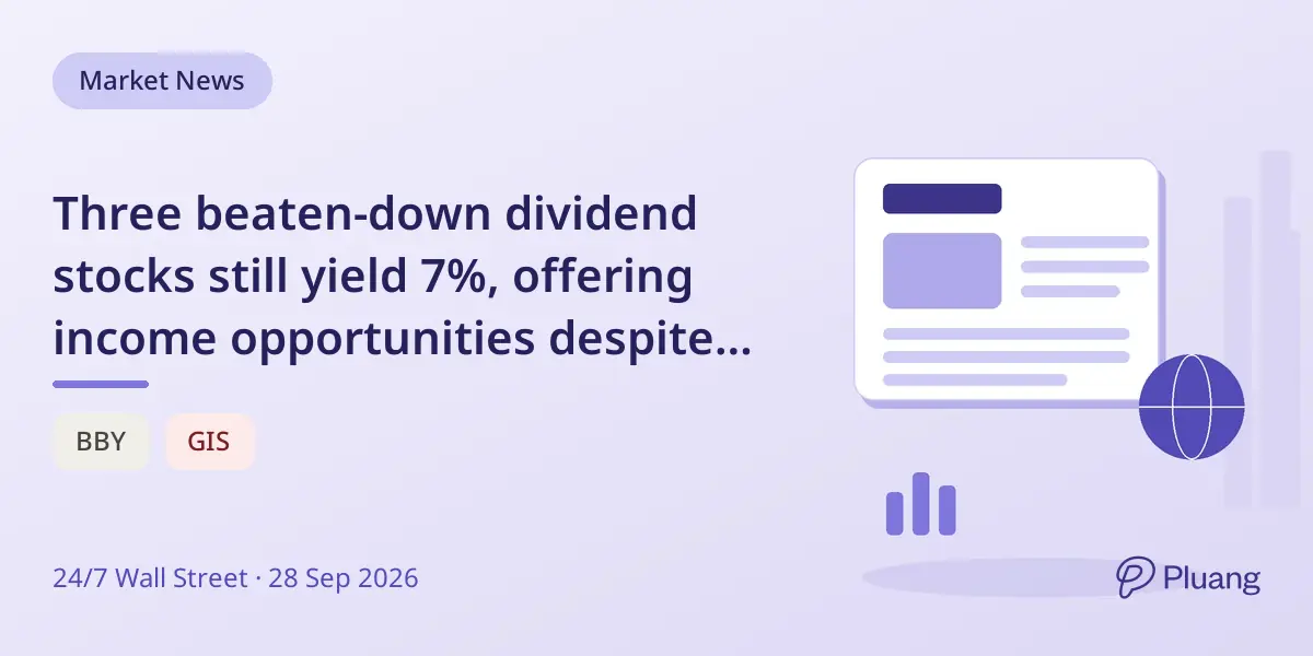 Three beaten-down dividend stocks still yield 7%, offering income opportunities despite market doubts.