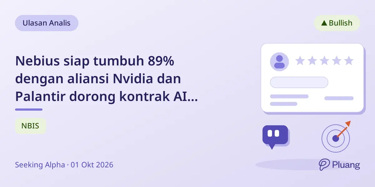 Nebius siap tumbuh 89% dengan aliansi Nvidia dan Palantir dorong kontrak AI kedaulatan.