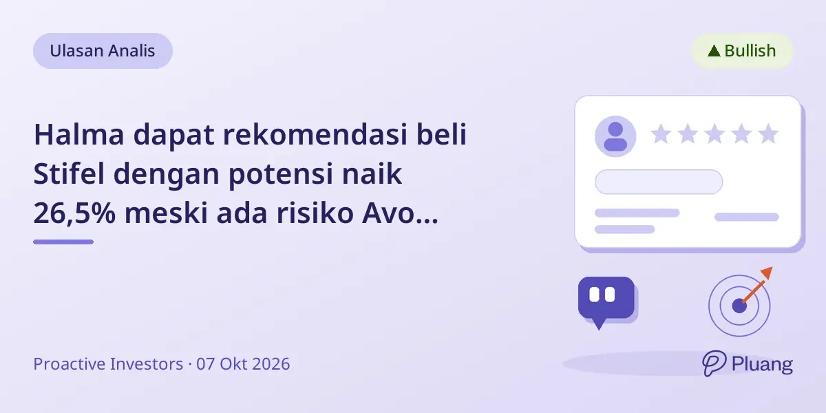 Halma dapat rekomendasi beli Stifel dengan potensi naik 26,5% meski ada risiko Avo Photonics