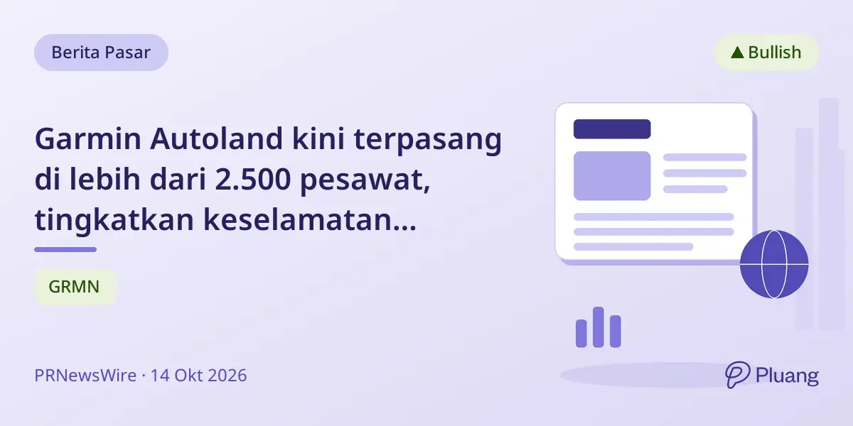 Garmin Autoland kini terpasang di lebih dari 2.500 pesawat, tingkatkan keselamatan dengan teknologi pendaratan darurat otomatis.