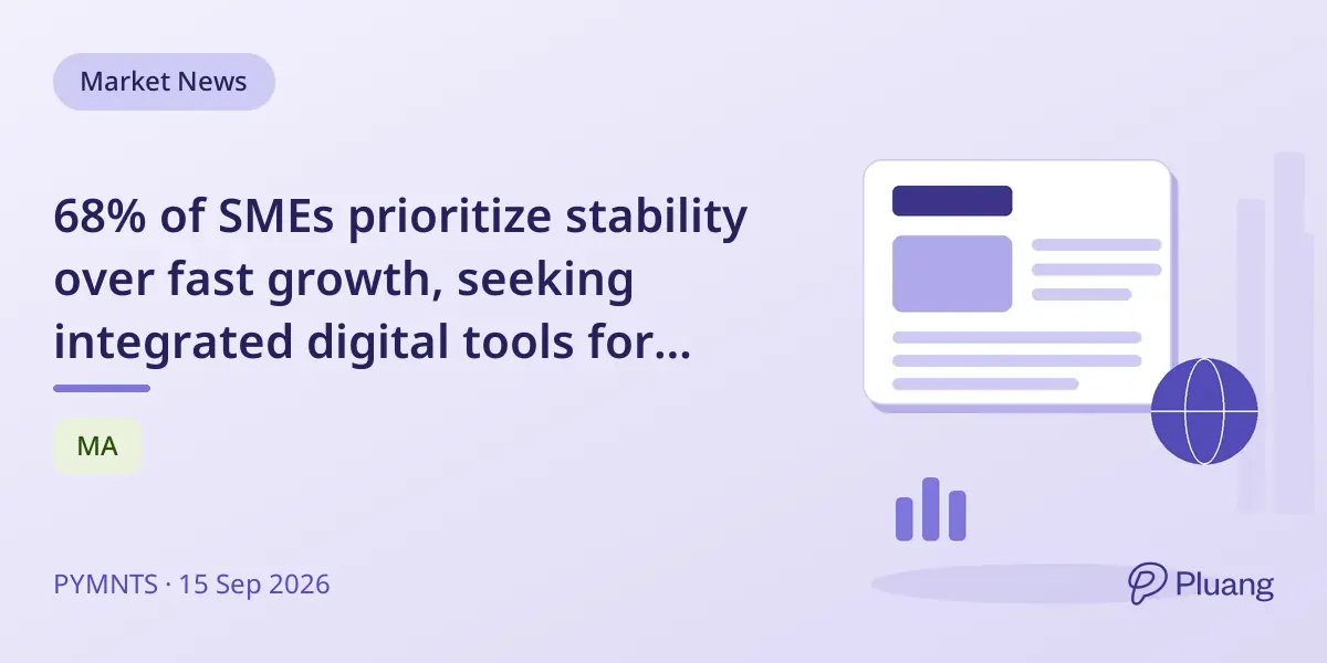 68% of SMEs prioritize stability over fast growth, seeking integrated digital tools for smoother operations.