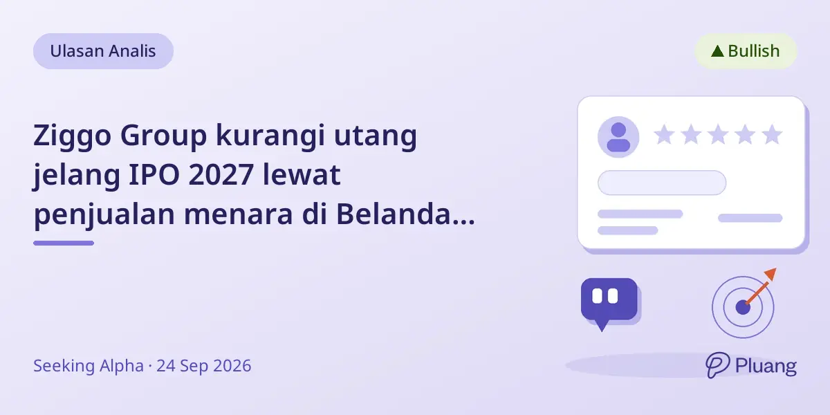 Ziggo Group kurangi utang jelang IPO 2027 lewat penjualan menara di Belanda dan kepemimpinan baru.