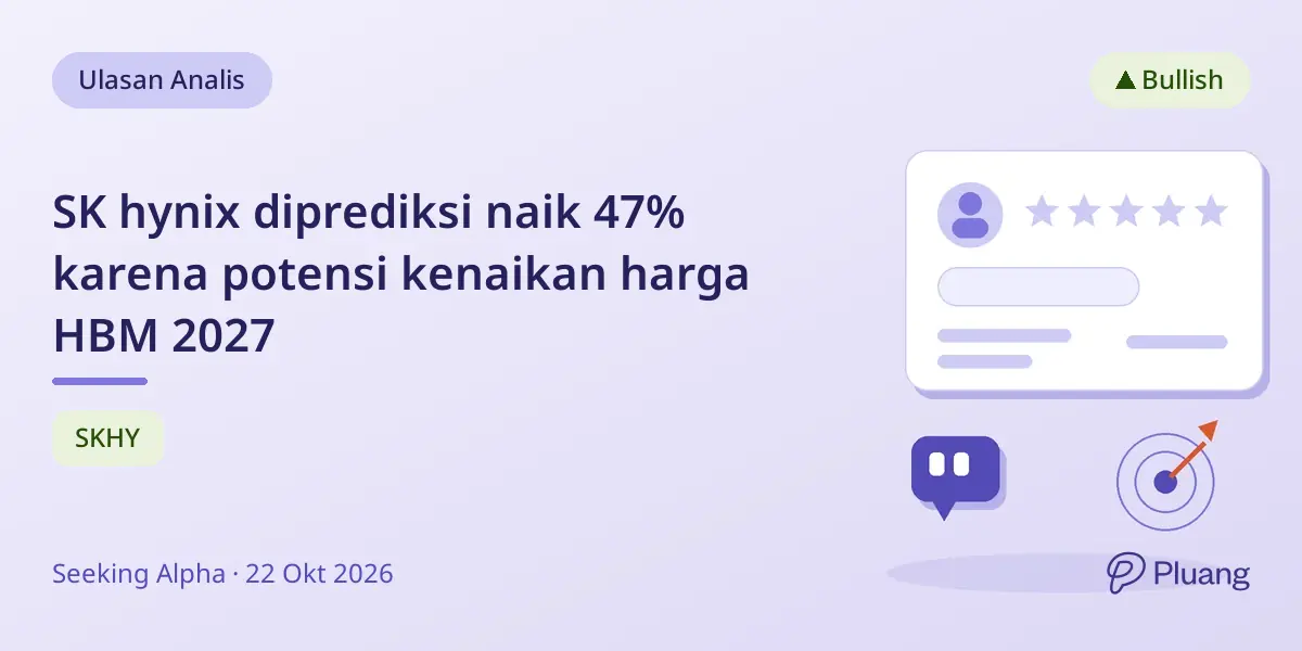 SK hynix diprediksi naik 47% karena potensi kenaikan harga HBM 2027