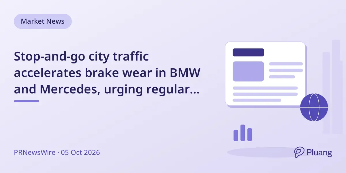 Stop-and-go city traffic accelerates brake wear in BMW and Mercedes, urging regular inspections.