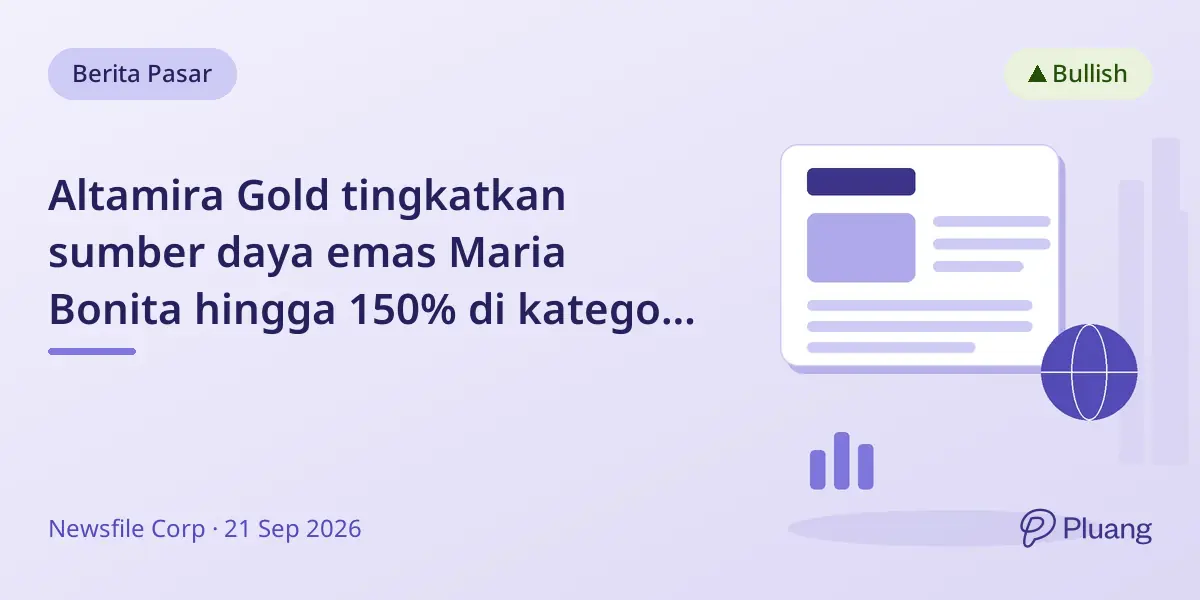 Altamira Gold tingkatkan sumber daya emas Maria Bonita hingga 150% di kategori terduga, perluas potensi tambang terbuka di Brasil.