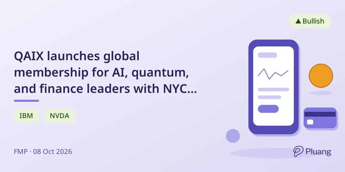 QAIX launches global membership for AI, quantum, and finance leaders with NYC office access from $1,800/year