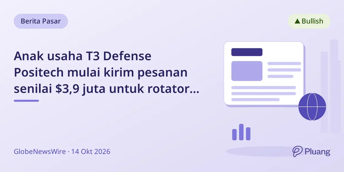 Anak usaha T3 Defense Positech mulai kirim pesanan senilai $3,9 juta untuk rotator pertahanan C-UAV