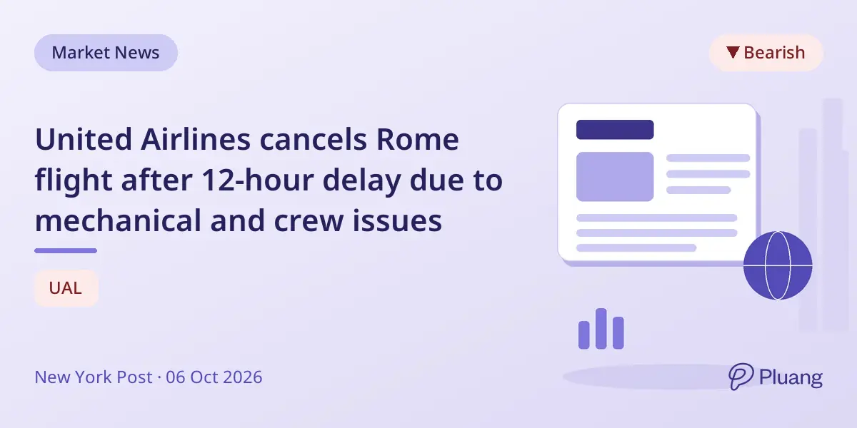 United Airlines cancels Rome flight after 12-hour delay due to mechanical and crew issues