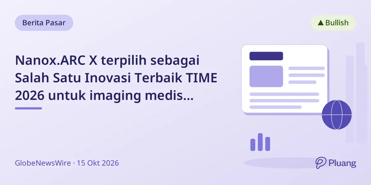 Nanox.ARC X terpilih sebagai Salah Satu Inovasi Terbaik TIME 2026 untuk imaging medis canggih yang lebih terjangkau.
