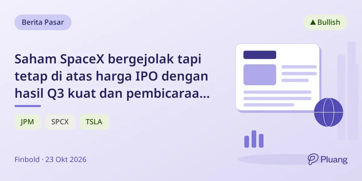 Saham SpaceX bergejolak tapi tetap di atas harga IPO dengan hasil Q3 kuat dan pembicaraan merger Tesla.