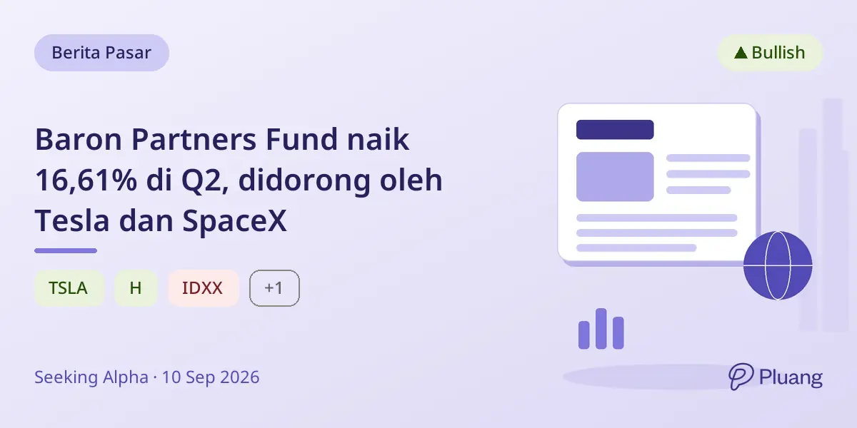 Baron Partners Fund naik 16,61% di Q2, didorong oleh Tesla dan SpaceX
