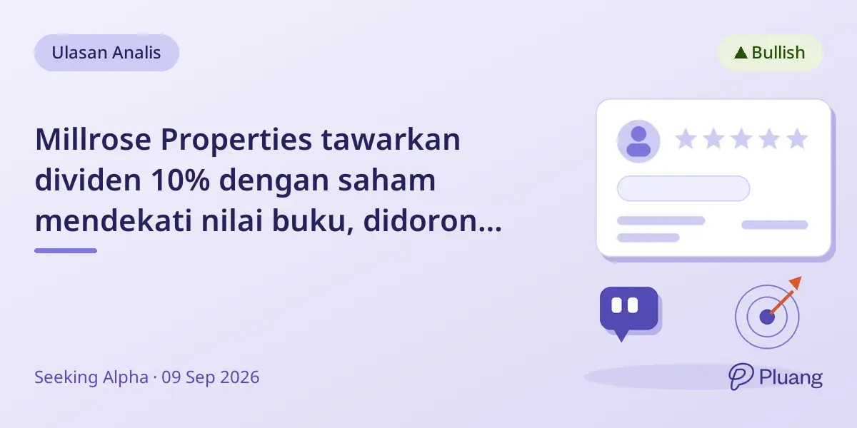 Millrose Properties tawarkan dividen 10% dengan saham mendekati nilai buku, didorong hasil portofolio non-Lennar yang kuat.