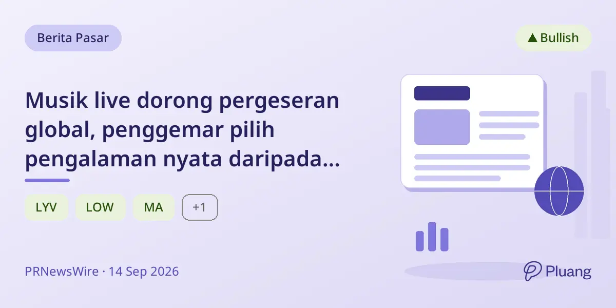 Musik live dorong pergeseran global, penggemar pilih pengalaman nyata daripada digital, peluang loyalitas merek meningkat.