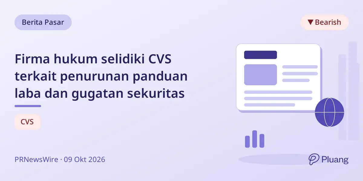 Firma hukum selidiki CVS terkait penurunan panduan laba dan gugatan sekuritas