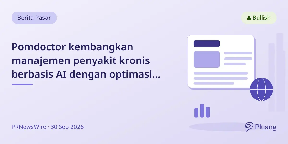 Pomdoctor kembangkan manajemen penyakit kronis berbasis AI dengan optimasi sistem dan data nyata