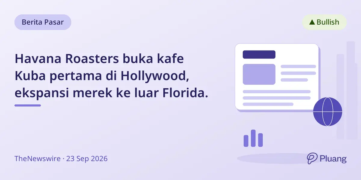 Havana Roasters buka kafe Kuba pertama di Hollywood, ekspansi merek ke luar Florida.