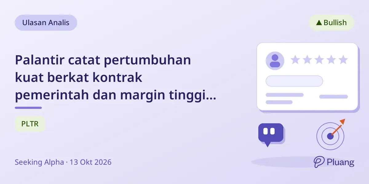 Palantir catat pertumbuhan kuat berkat kontrak pemerintah dan margin tinggi meski ada risiko valuasi