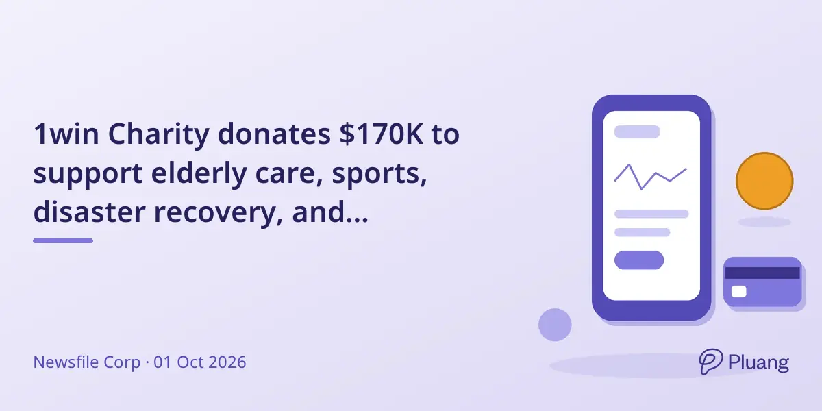 1win Charity donates $170K to support elderly care, sports, disaster recovery, and environmental projects in India