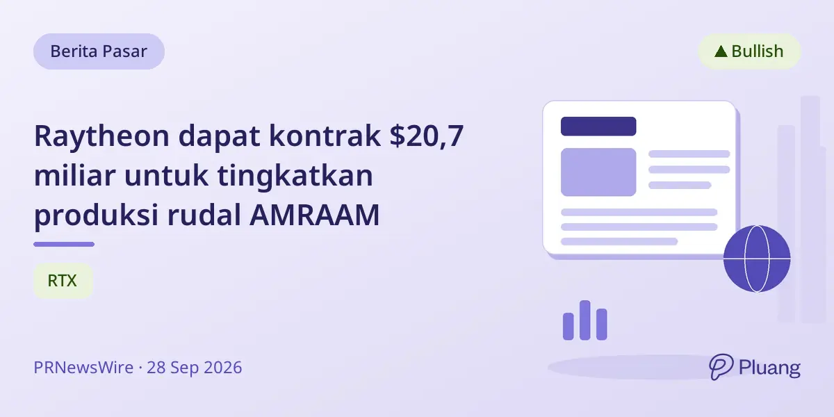 Raytheon dapat kontrak $20,7 miliar untuk tingkatkan produksi rudal AMRAAM