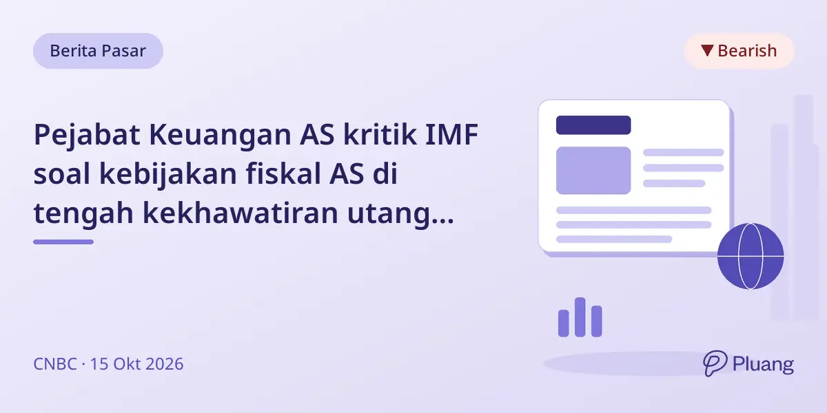 Pejabat Keuangan AS kritik IMF soal kebijakan fiskal AS di tengah kekhawatiran utang meningkat