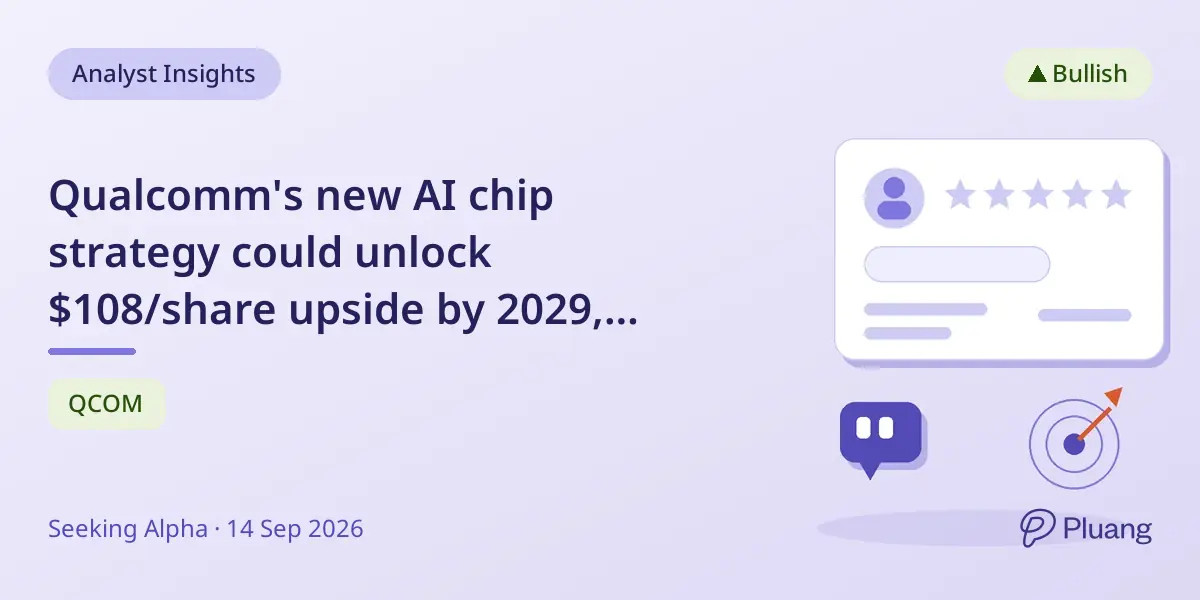 Qualcomm's new AI chip strategy could unlock $108/share upside by 2029, targeting datacenter growth despite current undervaluation.
