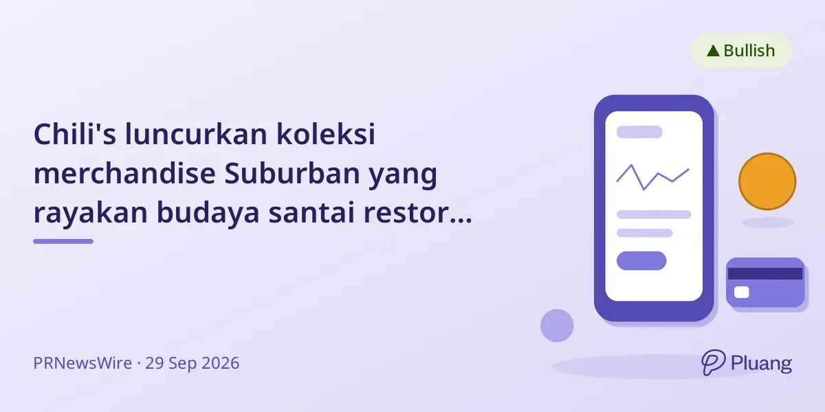 Chili's luncurkan koleksi merchandise Suburban yang rayakan budaya santai restoran ikoniknya.