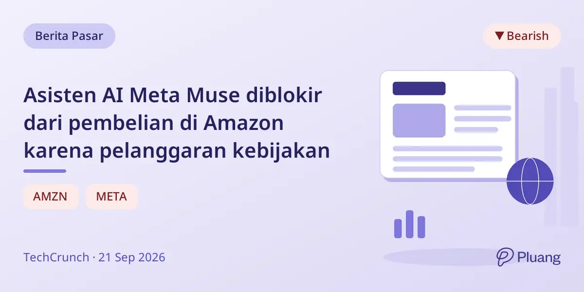 Asisten AI Meta Muse diblokir dari pembelian di Amazon karena pelanggaran kebijakan
