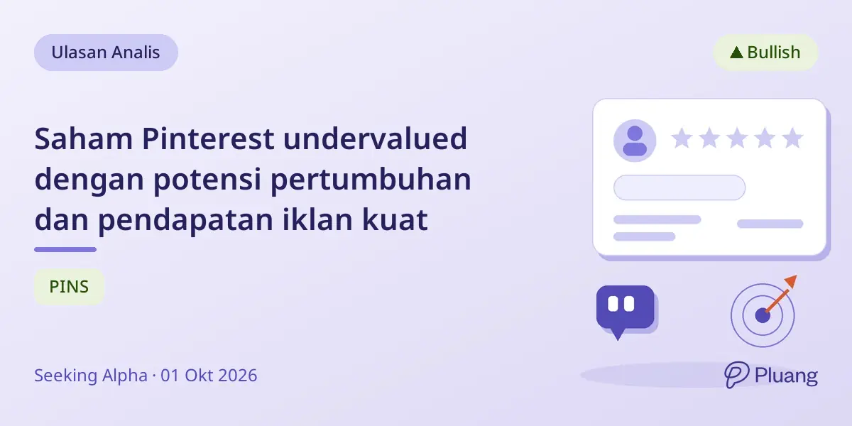 Saham Pinterest undervalued dengan potensi pertumbuhan dan pendapatan iklan kuat