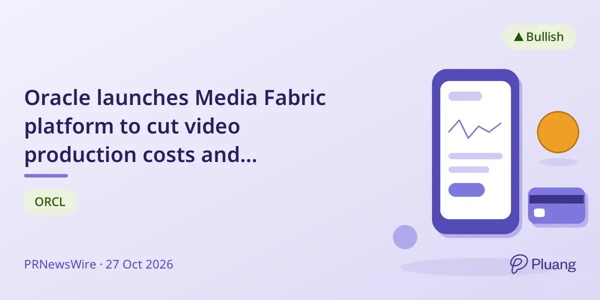 Oracle launches Media Fabric platform to cut video production costs and personalize streaming with AI.