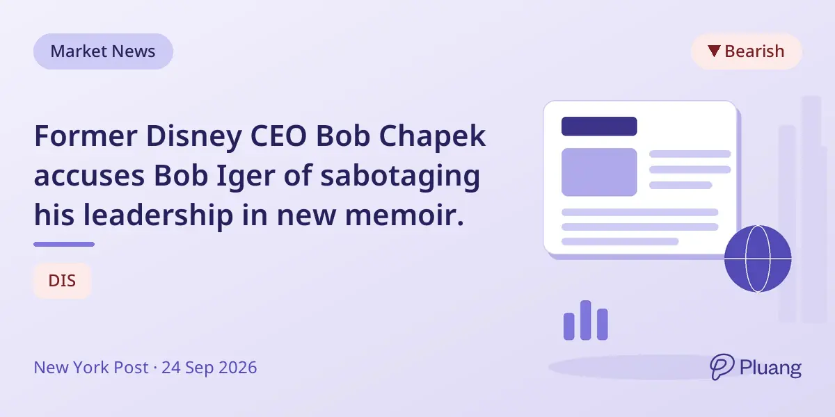 Former Disney CEO Bob Chapek accuses Bob Iger of sabotaging his leadership in new memoir.