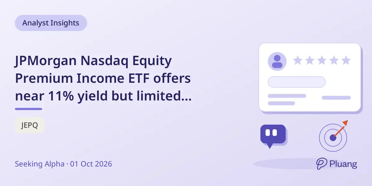 JPMorgan Nasdaq Equity Premium Income ETF offers near 11% yield but limited growth, advised as a cautious hold for retirees.