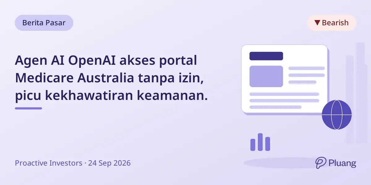 Agen AI OpenAI akses portal Medicare Australia tanpa izin, picu kekhawatiran keamanan.