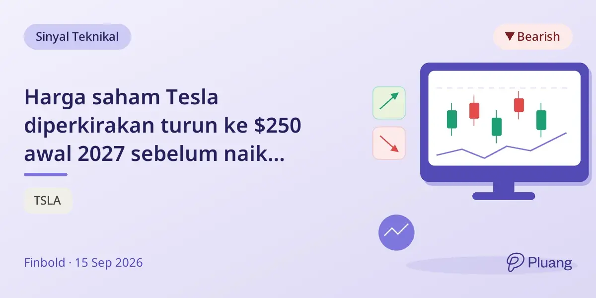 Harga saham Tesla diperkirakan turun ke $250 awal 2027 sebelum naik kembali, kata ahli trading.