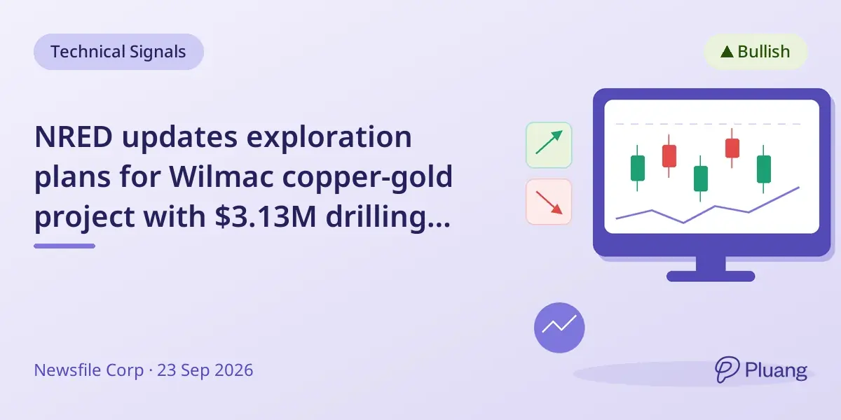 NRED updates exploration plans for Wilmac copper-gold project with $3.13M drilling program proposed.