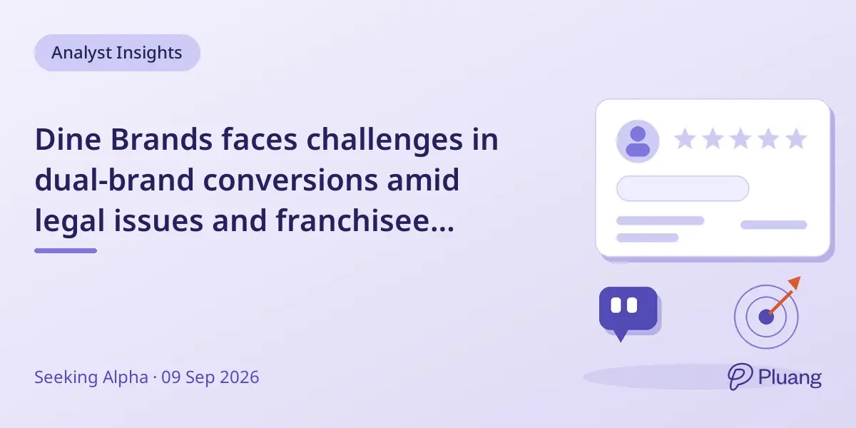 Dine Brands faces challenges in dual-brand conversions amid legal issues and franchisee resistance.