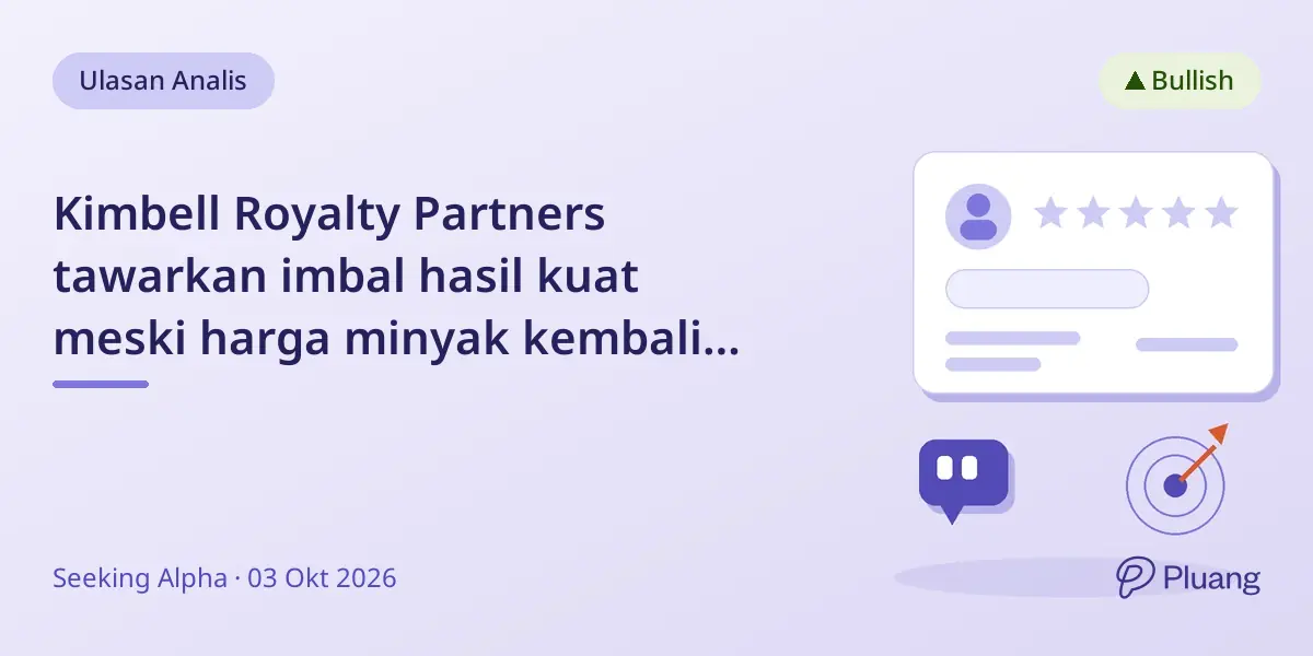 Kimbell Royalty Partners tawarkan imbal hasil kuat meski harga minyak kembali ke level sebelum krisis.