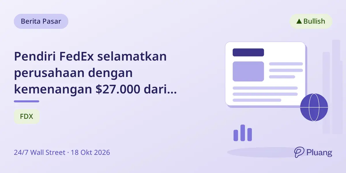Pendiri FedEx selamatkan perusahaan dengan kemenangan $27.000 dari $5.000 terakhir untuk bahan bakar pesawat.