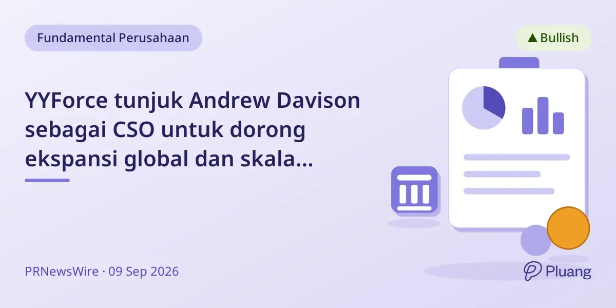 YYForce tunjuk Andrew Davison sebagai CSO untuk dorong ekspansi global dan skala operasional.