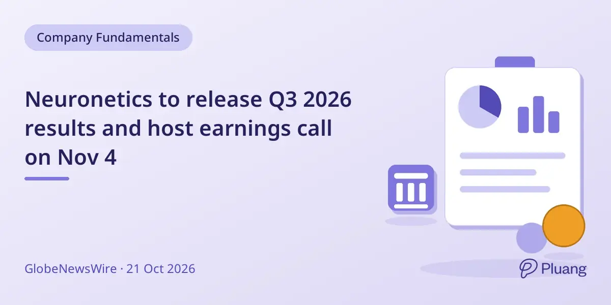 Neuronetics to release Q3 2026 results and host earnings call on Nov 4